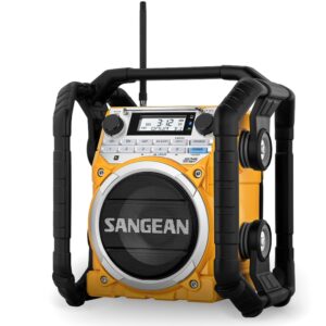 RADIO DIGITAL FM-RDS DAB+ SANGEAN U4 7W IP65/ BT/USB, AMARILLO