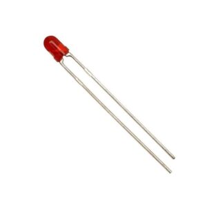 DIODO LED Ø3mm ROJO DIFUSO 245mcd 40º