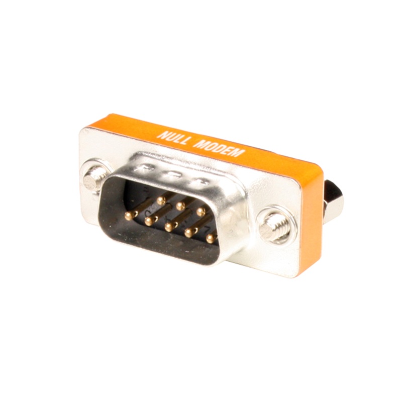 ADAPTADOR SUB-D 9P MACHO - MACHO (NULL MODEN) MINI