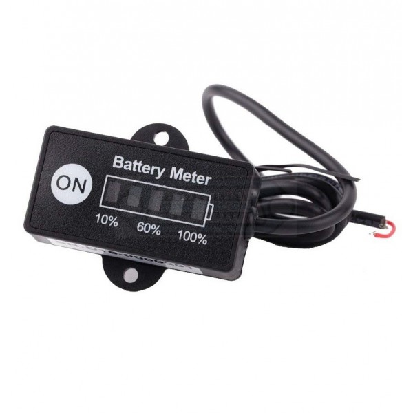 MEDIDOR DE CARGA BATERÍAS PLOMO 12V