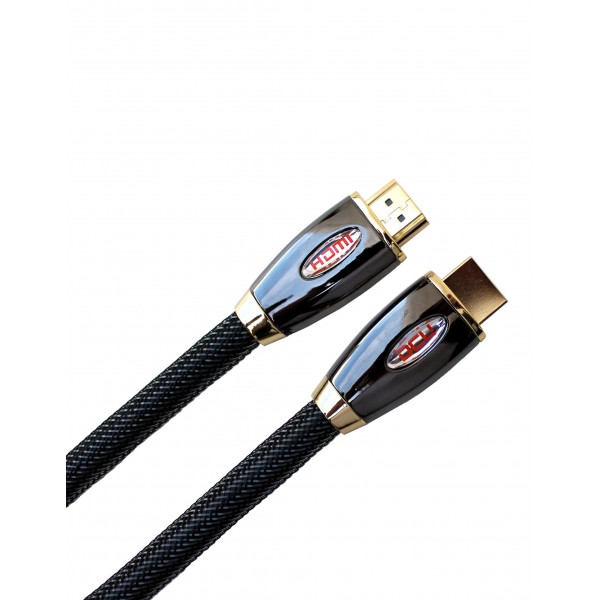 CABLE HDMI 2.0 M-M METAL PREMIUM 4K@60HZ DCU NEGRO 30m