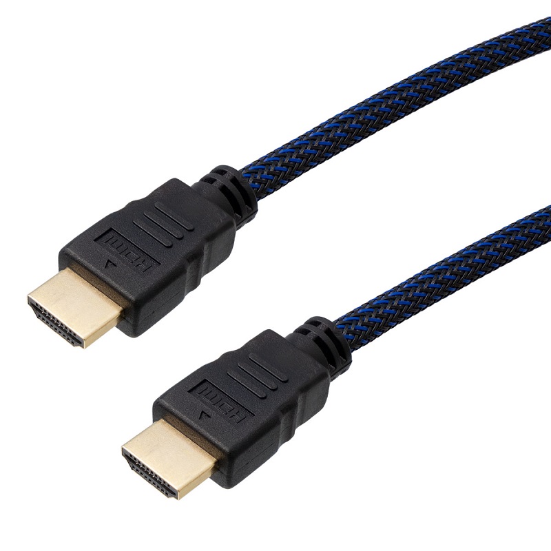 CABLE HDMI 2.0 MACHO-MACHO NYLON 4K@60HZ 1M