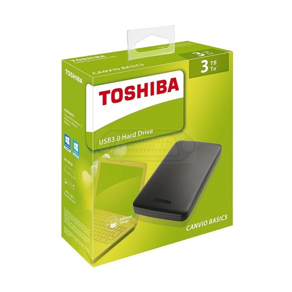 DISCO DURO 3TB TOSHIBA CANVIO BASICS 2.5" USB 3.0