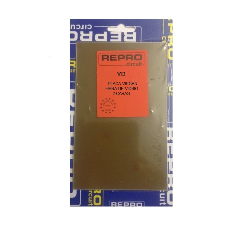 PLACA VIRGEN FIBRA VIDRIO VD 400x500mm 2 CARAS
