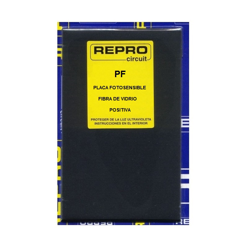 PLACA FOTOSENSIBLE FIBRA PF 150x200mm 1 CARA POSITIVA