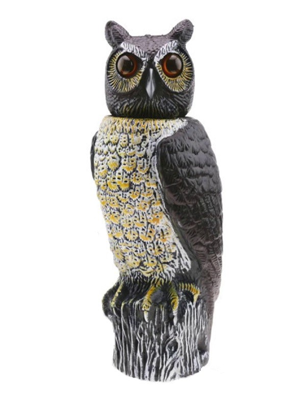 ESTATUA BUHO AHUYENTA AVES