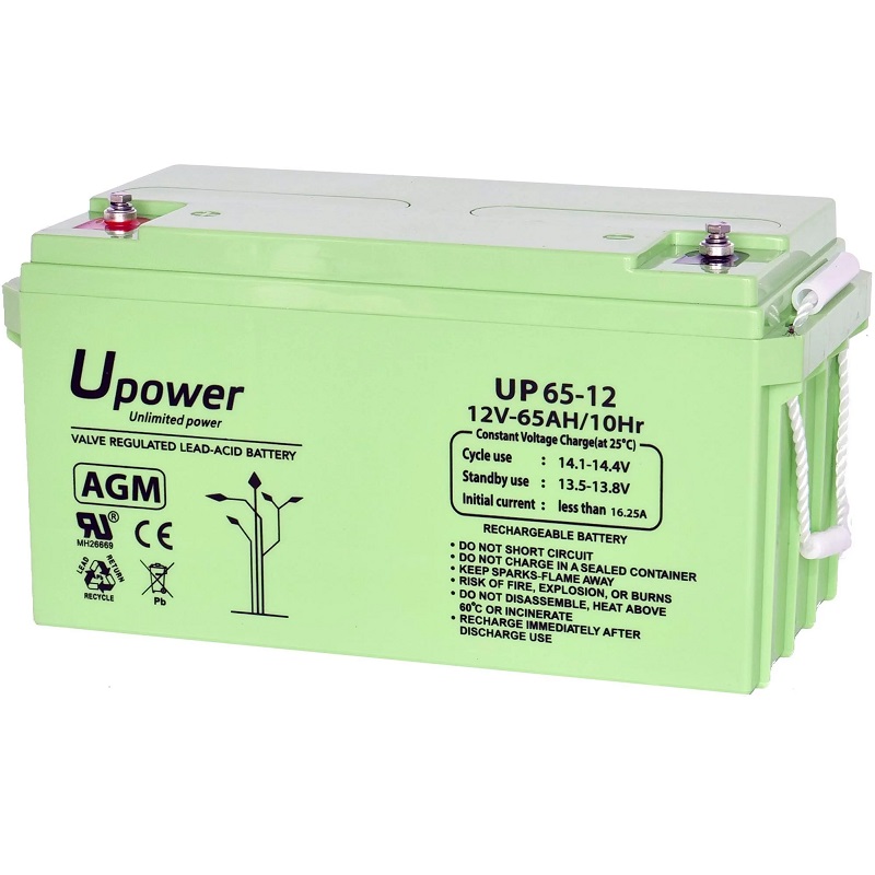 BATERÍA PLOMO AGM 12V 65AH 355X167X179