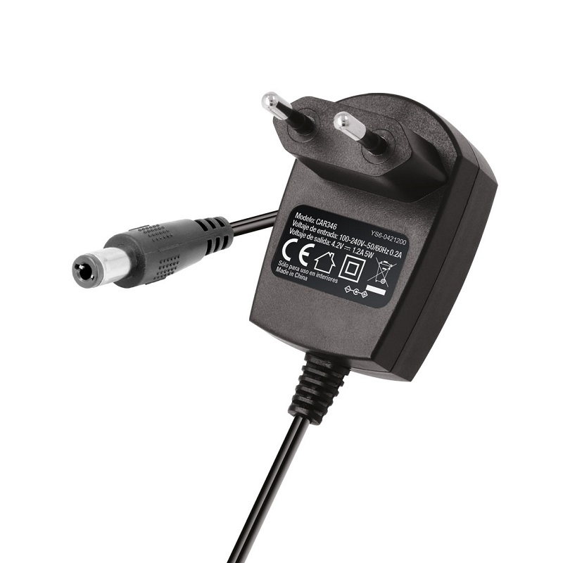 CARGADOR PACK BATERÍAS 3.7V Li-ION 4.2V 1.2A