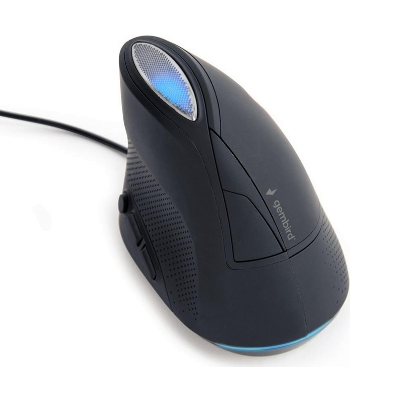 RATÓN USB ERGONOMICO GEMBIRD 6 BOTONES 800-3200 DPI