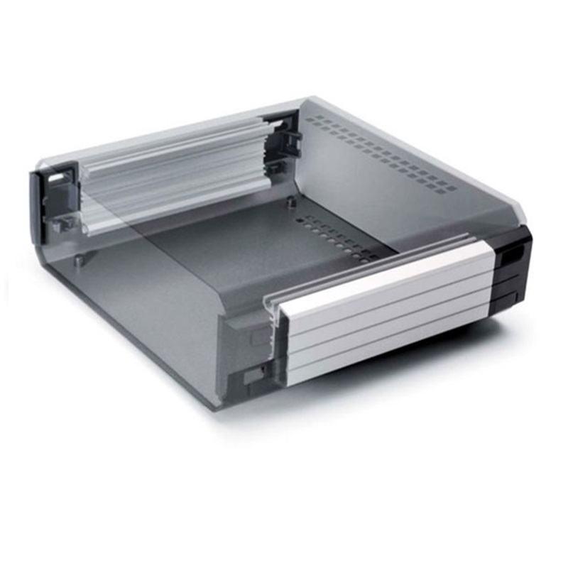 CAJA SOBREMESA RETEX SERIE 110 (80x225x170mm) METALIZADA GRIS