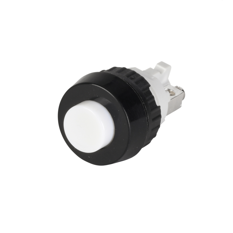PULSADOR RAFI 1.10.001.001/0205 Ø15.2MM. NO (ABIERTO) BLANCO