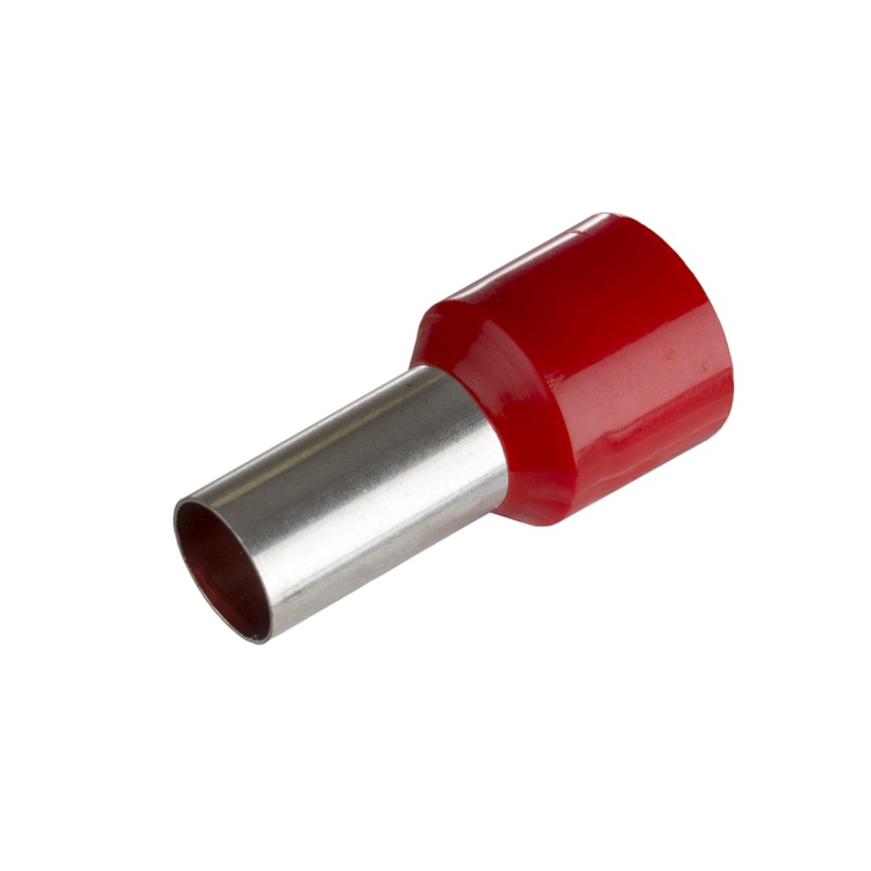 PUNTERA HUECA AISLADA Ø6.2mm 16.00mm² (AWG5) ROJO