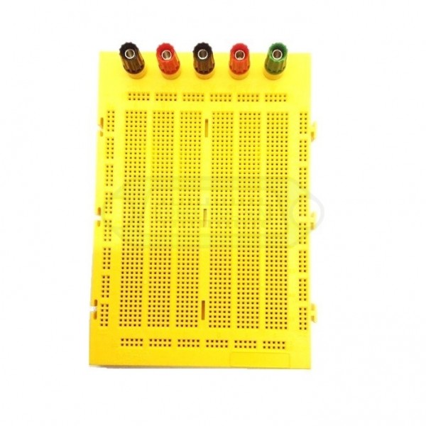 PLACA PROTOBOARD 1690 PUNTOS 171x118mm MB-10BA AMARILLO