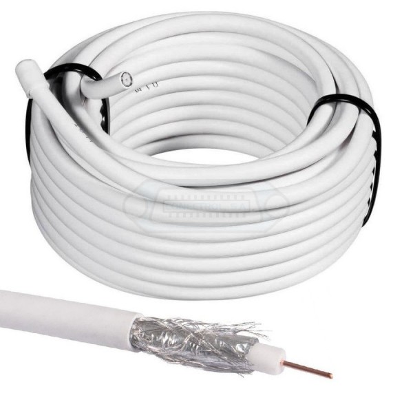 CABLE COAXIAL ANTENA TV 75H PACK 25MTS.
