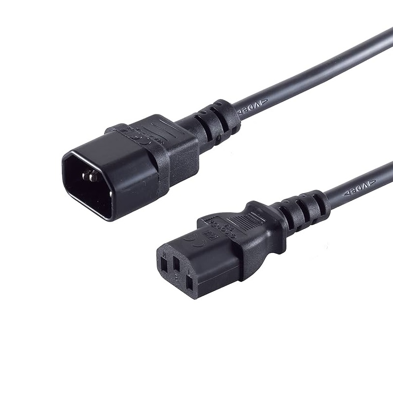 CABLE RED IEC C13 HEMBRA - C14 MACHO 1.8m
