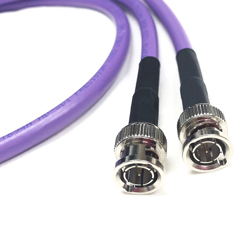 CABLE SDI BNC HD M/M 0.8/3.7 VIOLETA 20 METROS
