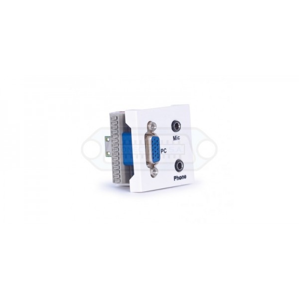 CONECTOR VGA + 2 JACK AUDIO 1/2 PANEL DE CONEXIÓN