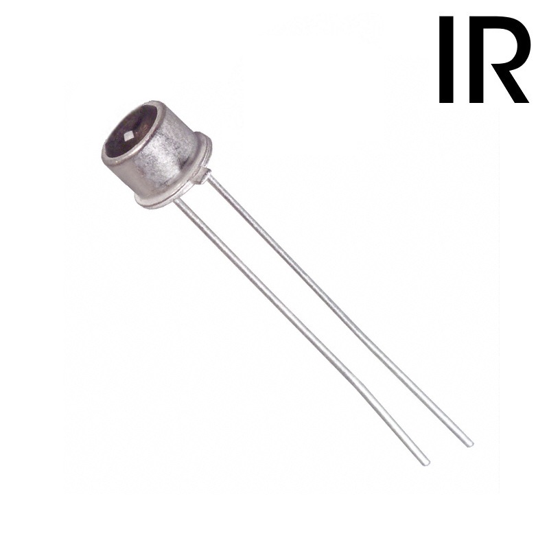 DIODO LED IR Ø5mm EMISOR INFRARROJOS 940nm 170mW 16º