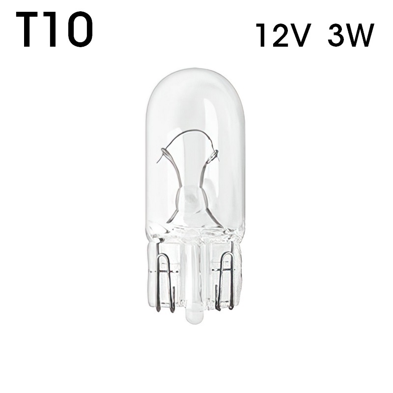 LAMPARITA T10 FILAMENTO 12V 3W W3W INYECTABLE