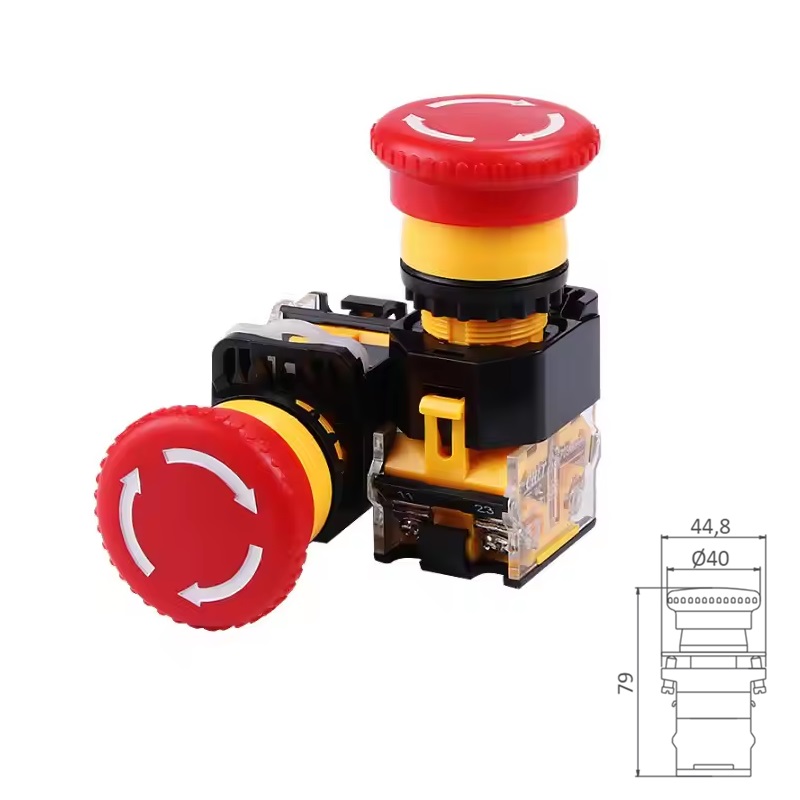 PULSADOR PARO DE EMERGENCIA D-7509 IP55