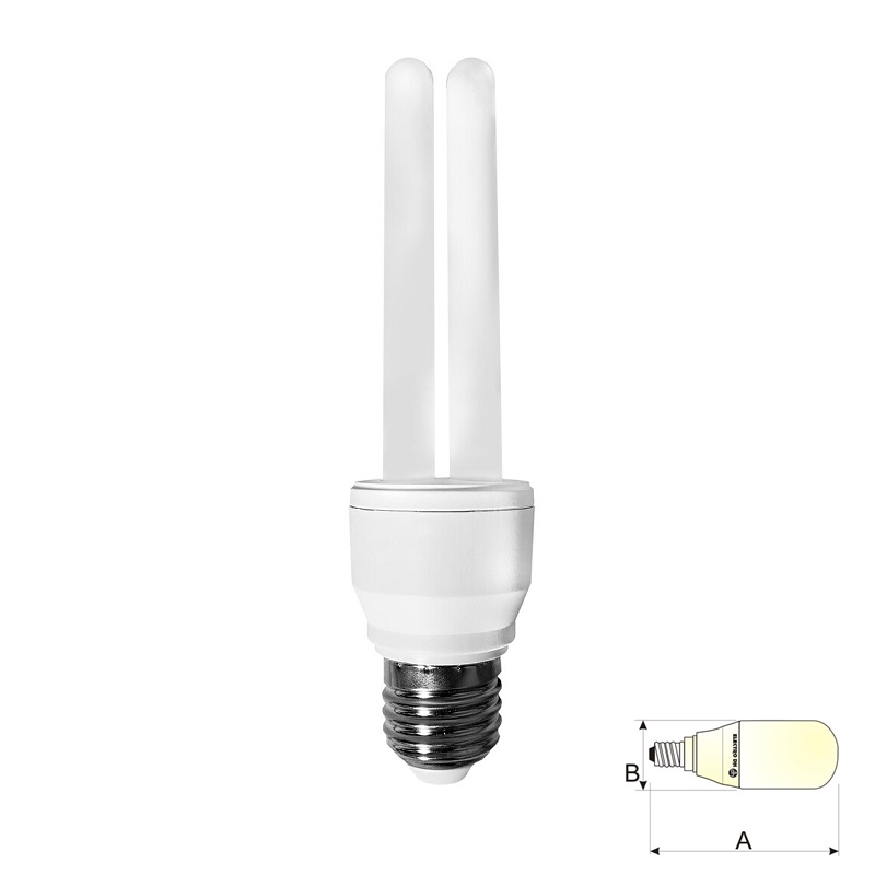 BOMBILLA LED TUBULAR Ø40mm 12W 230V AC 1100Lm 3000K E27