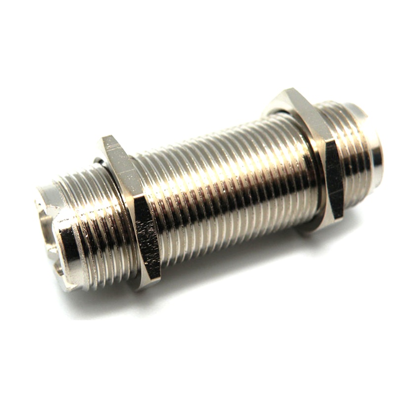 ADAPTADOR PL-259 (UHF) HEMBRA - HEMBRA AÉREO RECTO PANEL