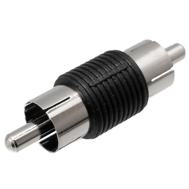 ADAPTADOR RCA MACHO - MACHO PLÁSTICO