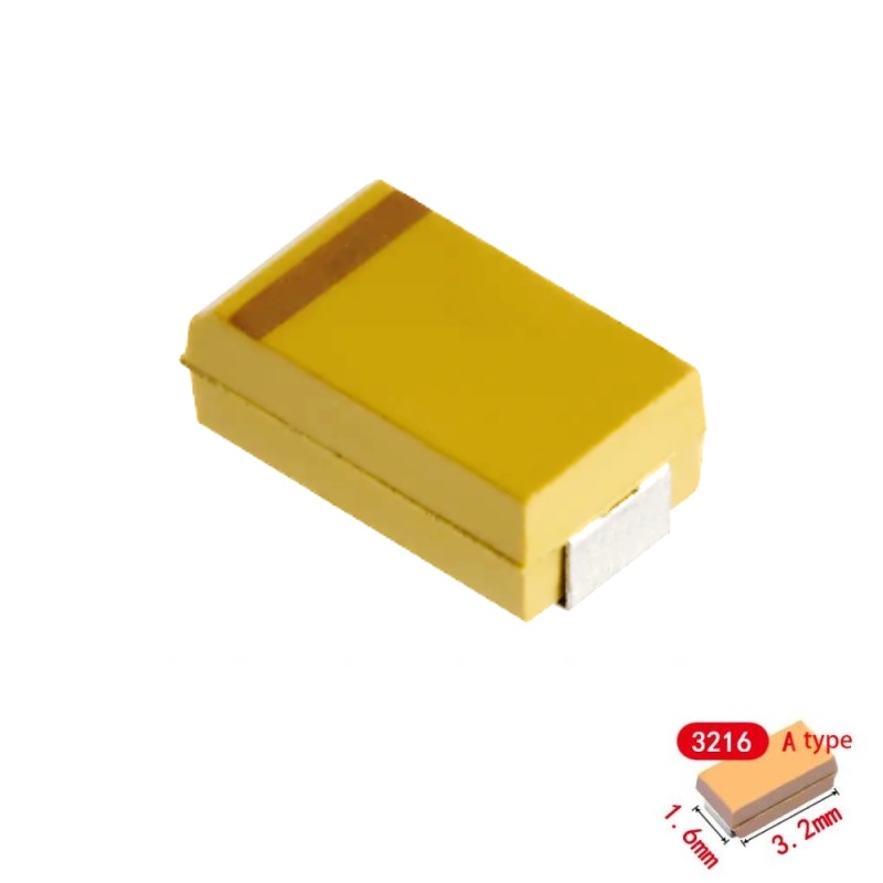 CONDENSADOR TÁNTALO SMD 4.7uF 16V CAJA A (1206)