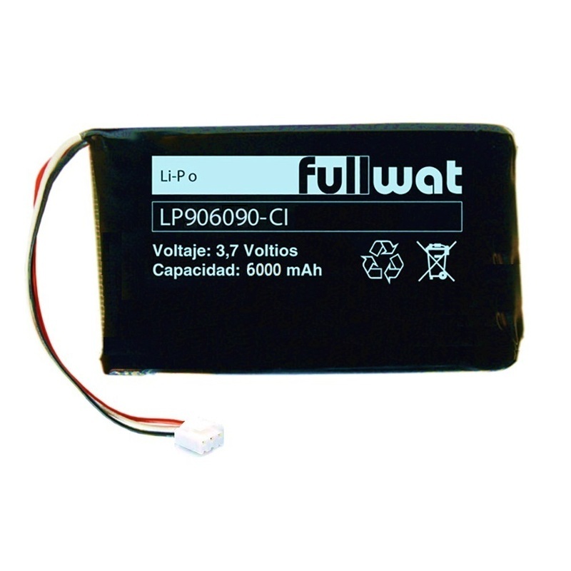 BATERÍA LiPO 3.7V 6000mAh 906090 (90x60x9mm) CON PCM