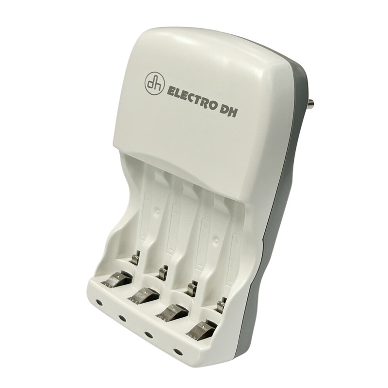 CARGADOR BATERÍAS RÁPIDO 2A x4 BATERÍ­AS AA/AAA BLANCO