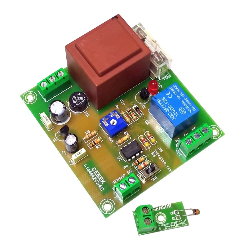KIT TERMOSTATO A RELÉ 230V AC -10ºC a 60ºC CEBEK I-108