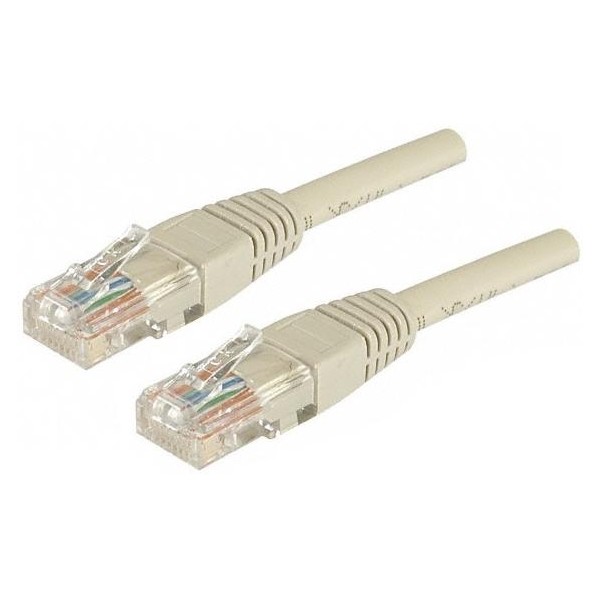 CABLE RJ45 UTP CAT5e M-M GRIS 0.5m