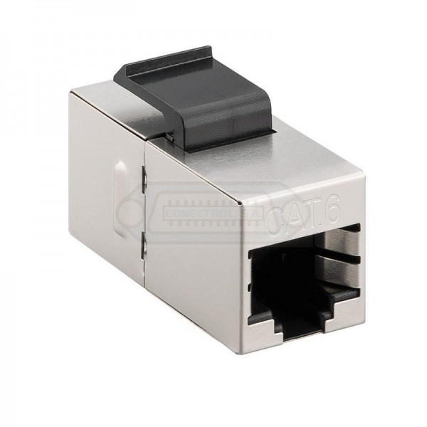 ADAPTADOR RJ45 CAT6 H-H FTP KEYSTONE PANEL METAL