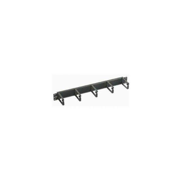 PANEL GUIACABLES 19" 1U CON 5 ANILLAS