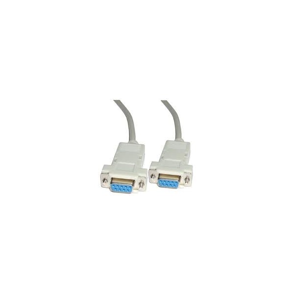 CABLE SERIE RS232 SUB-D 9P H-H NULL MODEM 1.8M