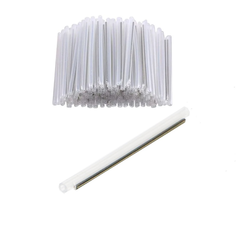 TUBO PROTECTOR FUSION FIBRA OPTICA 60MM BOLSA 100 UNDS.