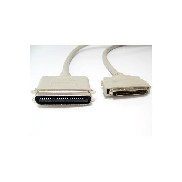 CONEXIÓN SCSI-3 HD68P A CENTRONICS 50P