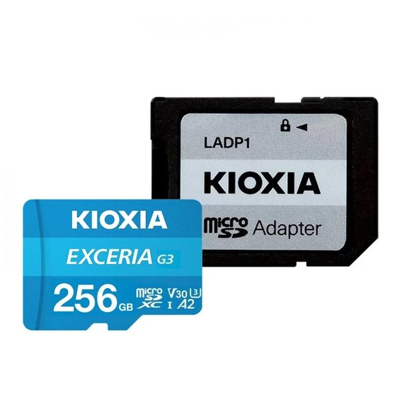 MICRO SDXC 256GB U3 V30 CL10 EXCERIA G3 + ADAPTADOR SD