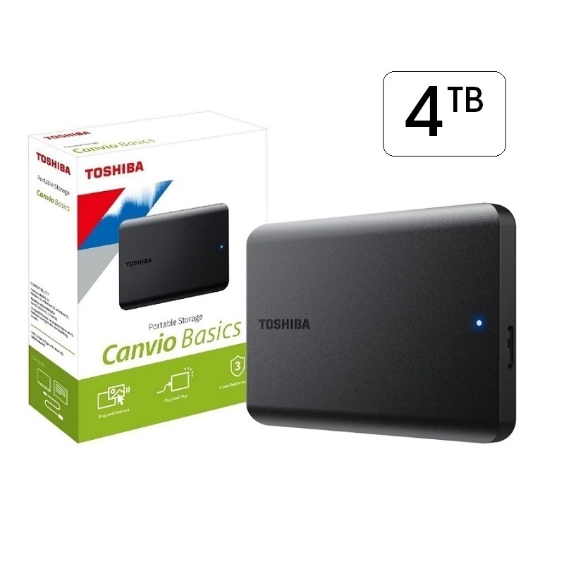DISCO DURO 4TB TOSHIBA CANVIO BASICS 2.5" USB 3.2