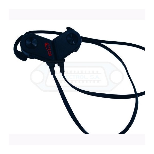 AURICULARES BLUETOOTH SPORT METAL NEGRO