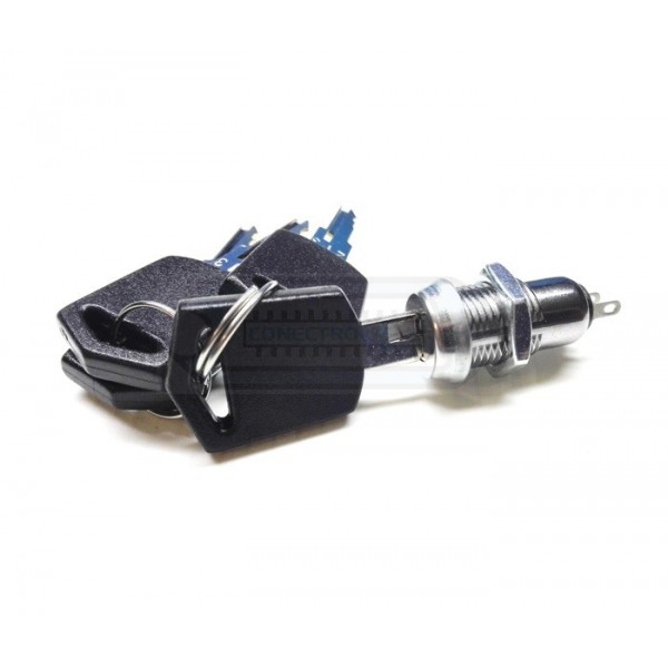 INTERRUPTOR DE LLAVE CONTACTO ELÉCTRICO MINI INOXIDABLE