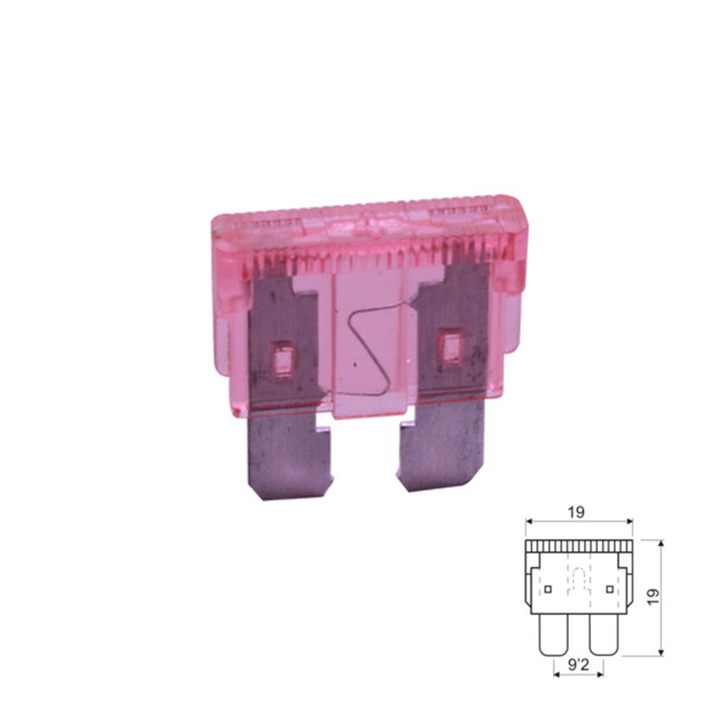 FUSIBLE LAMINADO 19MM COCHE 4A ROSA