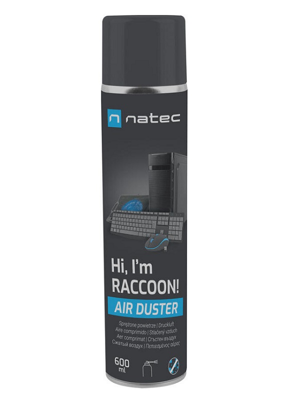 SPRAY AIRE COMPRIMIDO RACCOON 600ML
