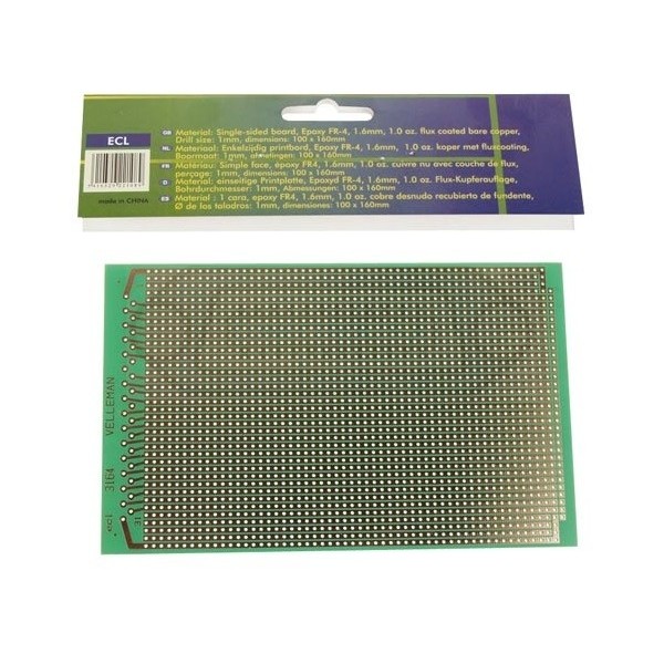 PLACA C.I. EUROCARD ECL LÍNEA COMPLETA 100X160MM FR4