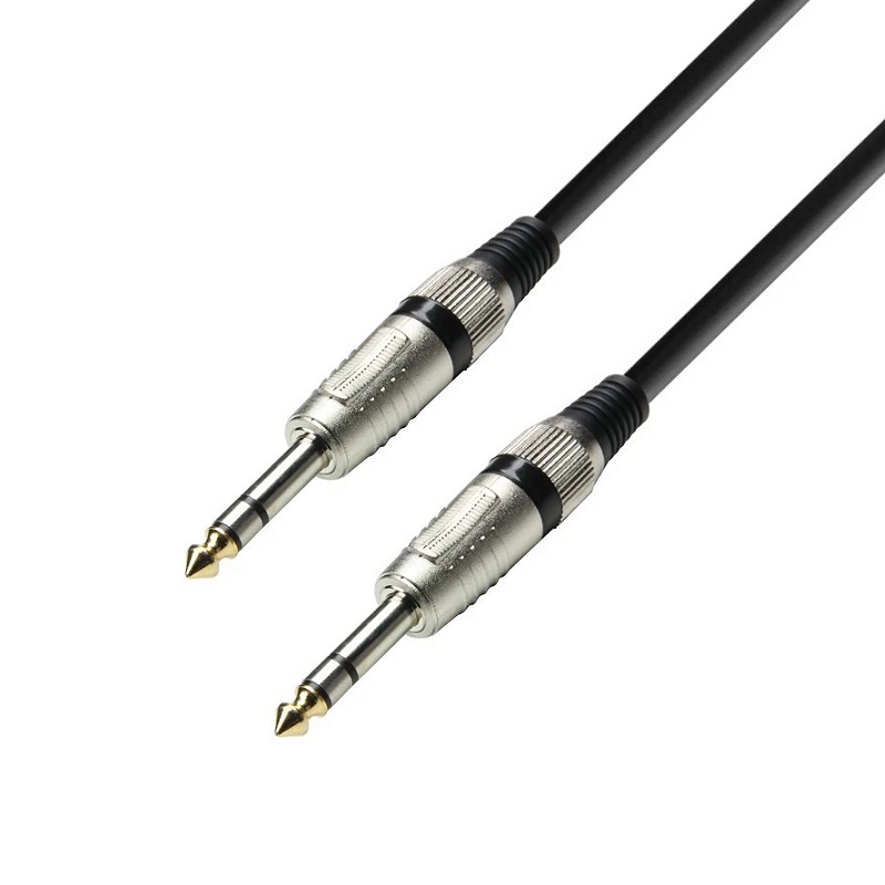 CABLE AUDIO JACK 6.35mm MACHO - MACHO ESTÉREO 1M