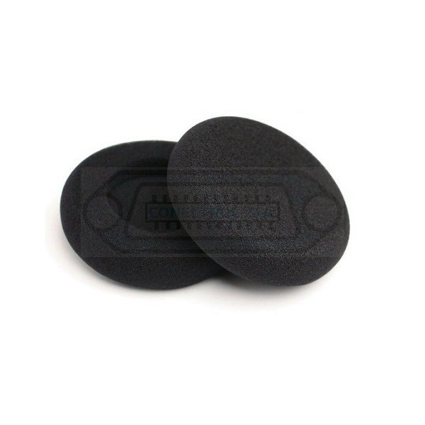 PAREJA ESPONJAS AURICULARES Ø40/65MM. NEGRO (BOLSA 2 UNIDADES)