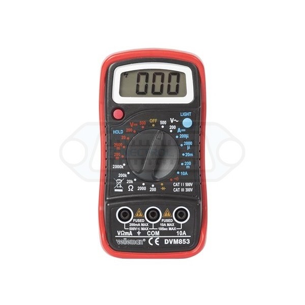 MULTIMETRO DIGITAL CATIII 300V CATII 500V 10A
