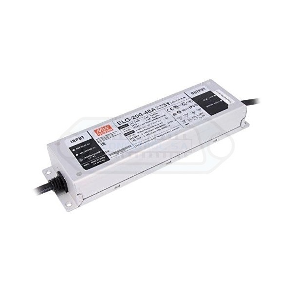 DRIVER LED IP65 DC 24...48V 4.16A MEAN WELL CORRIENTE CONSTANTE
