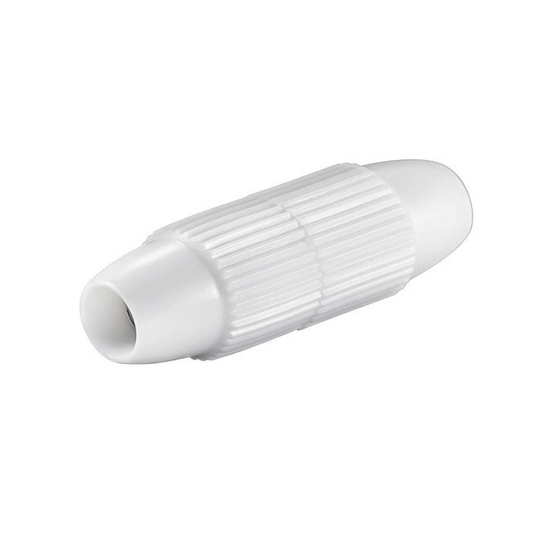 EMPALMADOR CABLE COAXIAL TV PLÁSTICO