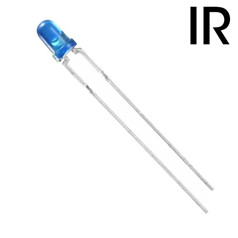 DIODO LED IR Ø3mm EMISOR INFRARROJOS 950nm 36º